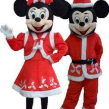 Minnie-si-Mickey-de-Craciun