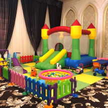kids corner evenimente cu gardulet, covor castel gonflabil, piscina cu bile